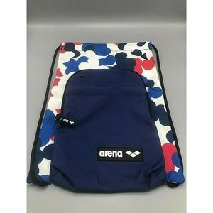 Arena Team Sack‎ Allover Drawstring Shoulder Sports Bag Unisex Red White Blue